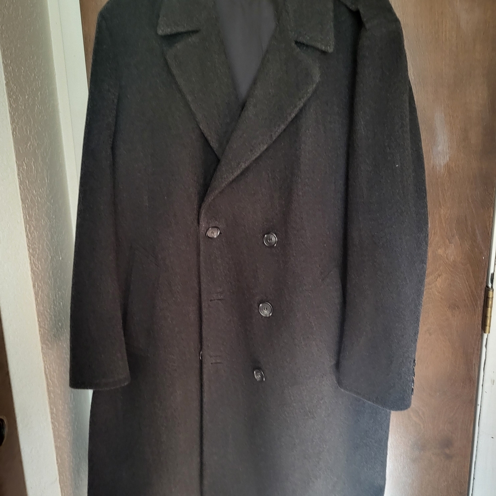 London Fog Charcoal Trench Coat